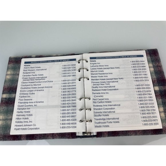 Vintage Pendleton Wool Address Book Cover Mead Address Plaid Organizer, Office - Picture 6 of 12